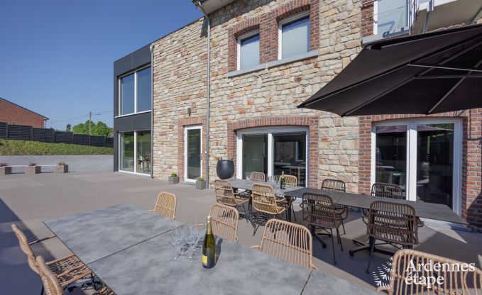 Ferienhaus Limbourg 18 Pers. Ardennen Schwimmbad Wellness Behinderten gerecht