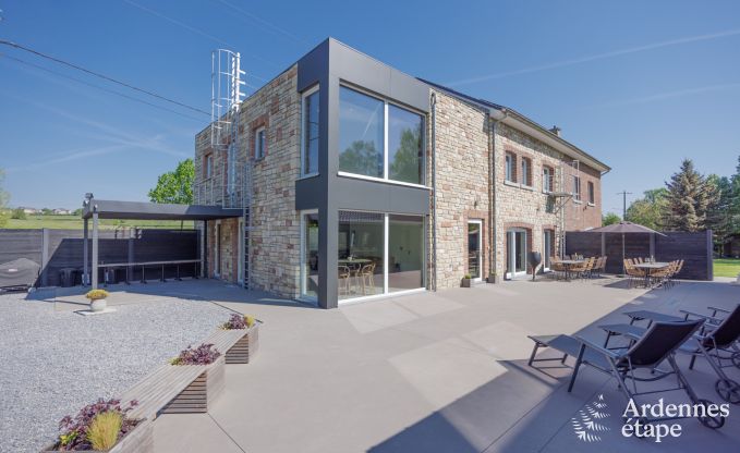 Ferienhaus Limbourg 18 Pers. Ardennen Schwimmbad Wellness Behinderten gerecht