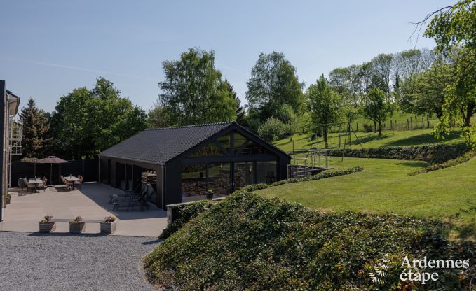 Ferienhaus Limbourg 18 Pers. Ardennen Schwimmbad Wellness Behinderten gerecht