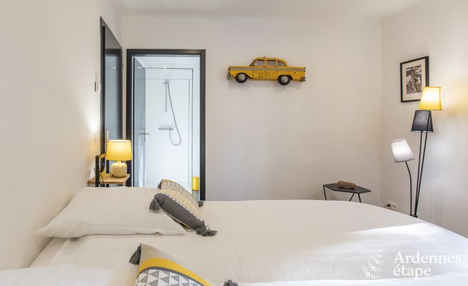 Ferienhaus in Malmedy, Ardennen, 3 Schlafzimmer, 3 Badezimmer, Babyausstattung, Terrasse, privater Garten, gesicherter Fahrradunterstand