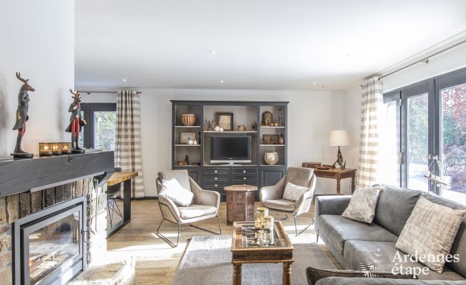 Ferienhaus in Malmedy, Ardennen, 3 Schlafzimmer, 3 Badezimmer, Babyausstattung, Terrasse, privater Garten, gesicherter Fahrradunterstand