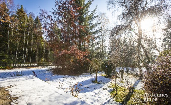 Ferienhaus in Malmedy, Ardennen, 3 Schlafzimmer, 3 Badezimmer, Babyausstattung, Terrasse, privater Garten, gesicherter Fahrradunterstand