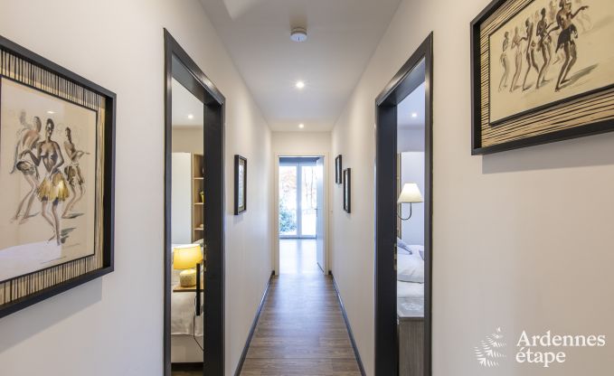 Ferienhaus in Malmedy, Ardennen, 3 Schlafzimmer, 3 Badezimmer, Babyausstattung, Terrasse, privater Garten, gesicherter Fahrradunterstand