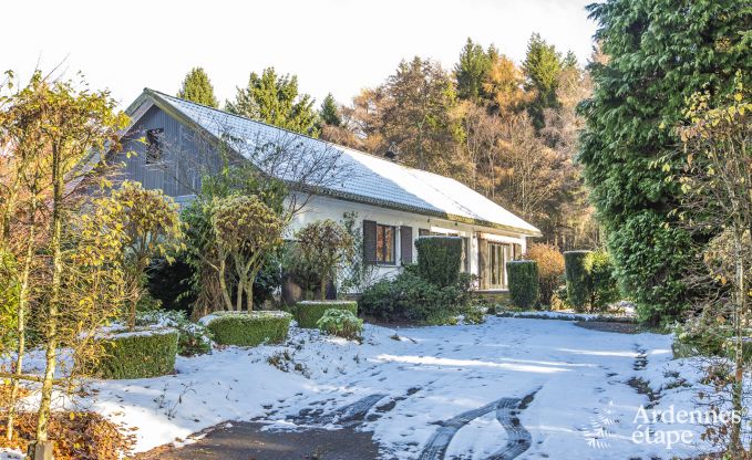 Ferienhaus in Malmedy, Ardennen, 3 Schlafzimmer, 3 Badezimmer, Babyausstattung, Terrasse, privater Garten, gesicherter Fahrradunterstand