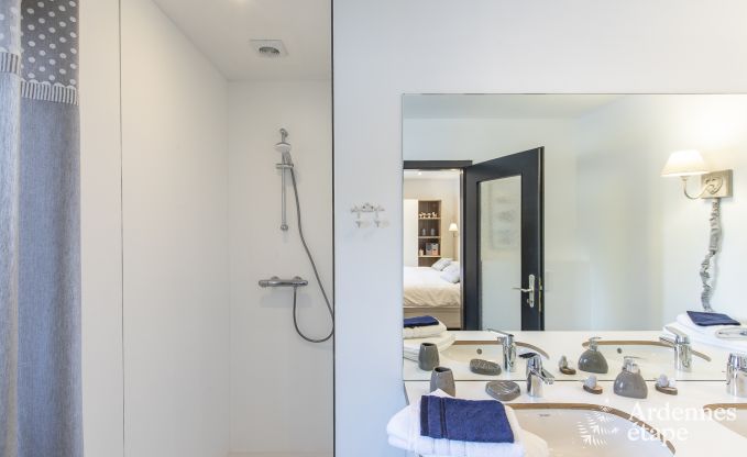 Ferienhaus in Malmedy, Ardennen, 3 Schlafzimmer, 3 Badezimmer, Babyausstattung, Terrasse, privater Garten, gesicherter Fahrradunterstand