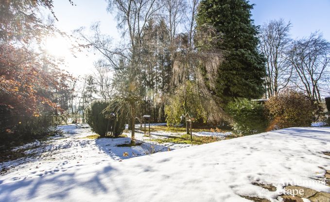 Ferienhaus in Malmedy, Ardennen, 3 Schlafzimmer, 3 Badezimmer, Babyausstattung, Terrasse, privater Garten, gesicherter Fahrradunterstand