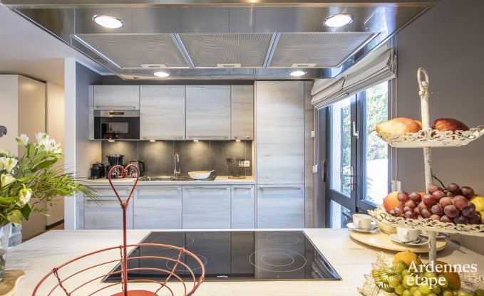 Ferienhaus in Malmedy, Ardennen, 3 Schlafzimmer, 3 Badezimmer, Babyausstattung, Terrasse, privater Garten, gesicherter Fahrradunterstand