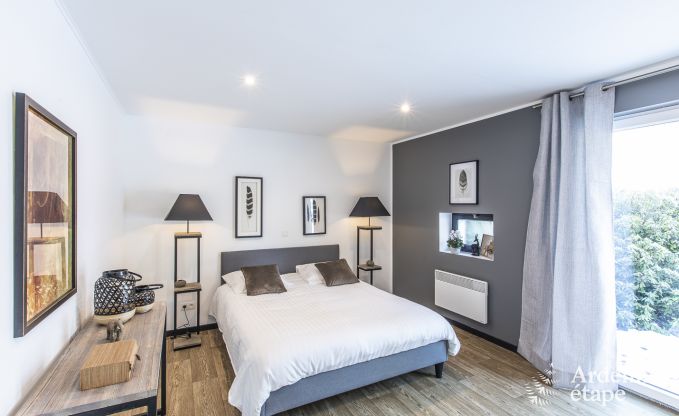 Ferienhaus in Malmedy, Ardennen, 3 Schlafzimmer, 3 Badezimmer, Babyausstattung, Terrasse, privater Garten, gesicherter Fahrradunterstand