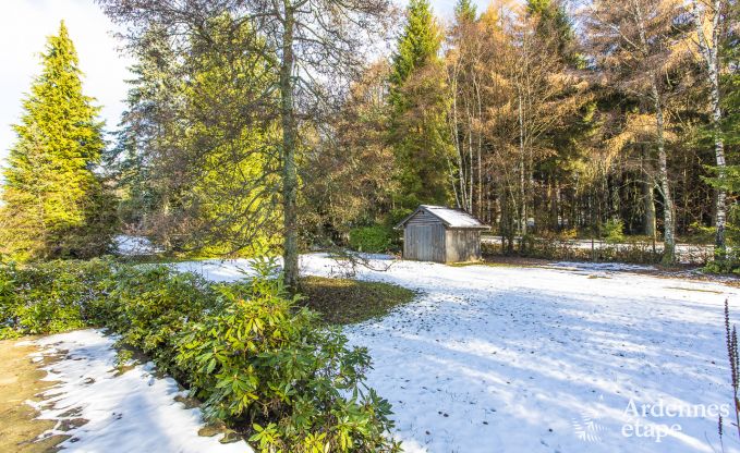Ferienhaus in Malmedy, Ardennen, 3 Schlafzimmer, 3 Badezimmer, Babyausstattung, Terrasse, privater Garten, gesicherter Fahrradunterstand