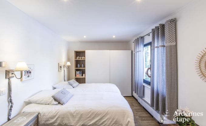 Ferienhaus in Malmedy, Ardennen, 3 Schlafzimmer, 3 Badezimmer, Babyausstattung, Terrasse, privater Garten, gesicherter Fahrradunterstand