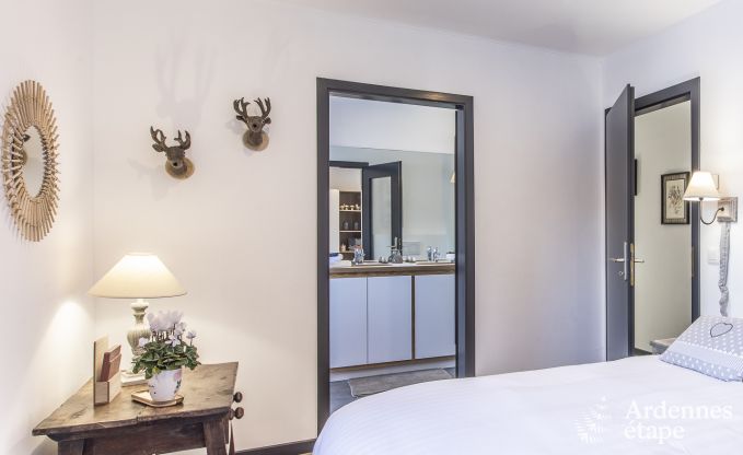 Ferienhaus in Malmedy, Ardennen, 3 Schlafzimmer, 3 Badezimmer, Babyausstattung, Terrasse, privater Garten, gesicherter Fahrradunterstand