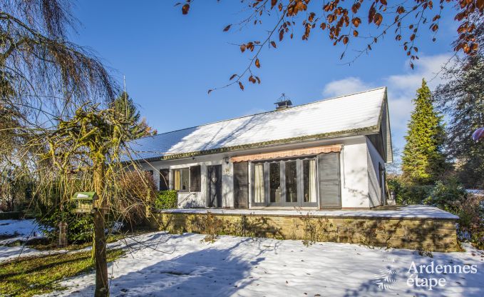 Ferienhaus in Malmedy, Ardennen, 3 Schlafzimmer, 3 Badezimmer, Babyausstattung, Terrasse, privater Garten, gesicherter Fahrradunterstand