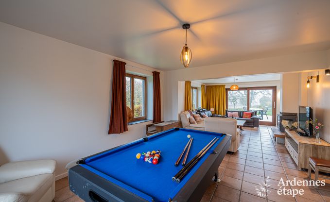 Familienfreundliches Ferienhaus in Malmedy f�r 14 Personen mit Ofen, Billard und gro�em Privatgarten