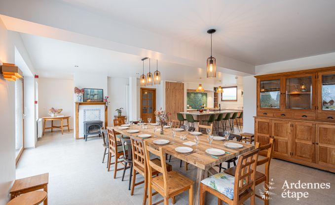 Familienfreundliches Ferienhaus in Malmedy f�r 14 Personen mit Ofen, Billard und gro�em Privatgarten