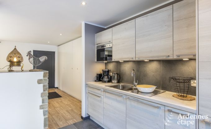 Ferienhaus in Malmedy, Ardennen, 3 Schlafzimmer, 3 Badezimmer, Babyausstattung, Terrasse, privater Garten, gesicherter Fahrradunterstand