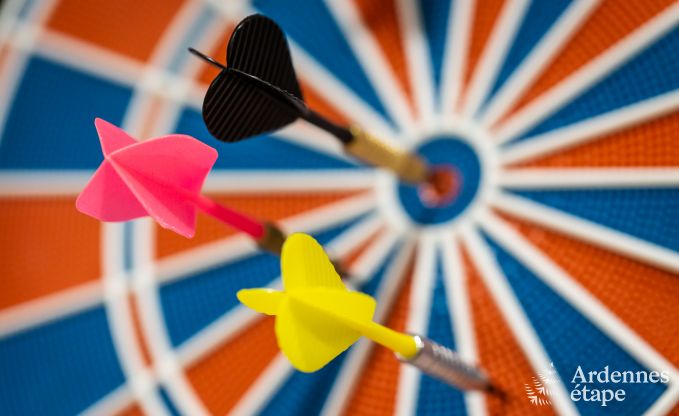 Ferienhaus mit Sauna, Whirlpool, Spielen und sch�ner Aussicht auf die H�gel von Malmedy. 6/8 Pers. Ardennen