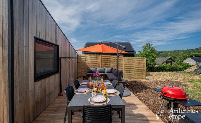 Tiny House f�r 6 Personen (max. 4 Erwachsene) mit 3 Schlafzimmern, Whirlpool, Spielplatz und Grill in der N�he von Malmedy