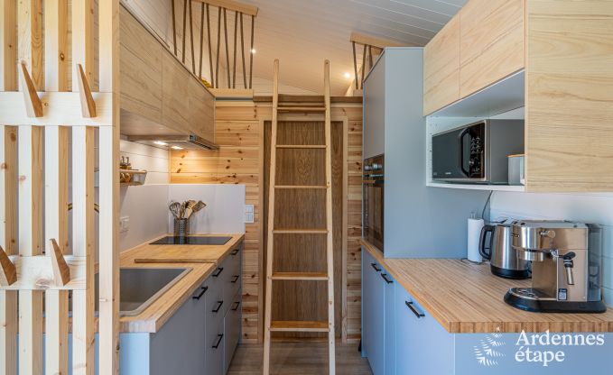 Tiny House f�r 6 Personen (max. 4 Erwachsene) mit 3 Schlafzimmern, Whirlpool, Spielplatz und Grill in der N�he von Malmedy