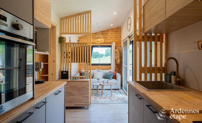 Tiny House f�r 6 Personen (max. 4 Erwachsene) mit 3 Schlafzimmern, Whirlpool, Spielplatz und Grill in der N�he von Malmedy