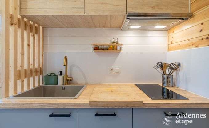 Tiny House f�r 6 Personen (max. 4 Erwachsene) mit 3 Schlafzimmern, Whirlpool, Spielplatz und Grill in der N�he von Malmedy