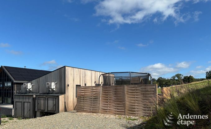 Tiny House f�r 6 Personen (max. 4 Erwachsene) mit 3 Schlafzimmern, Whirlpool, Spielplatz und Grill in der N�he von Malmedy