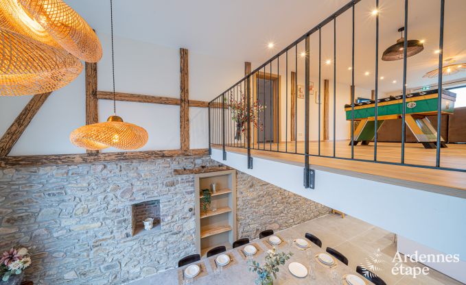 Ger�umiges Ferienhaus in Manhay f�r 15 Personen mit modernen Einrichtungen in den Ardennen
