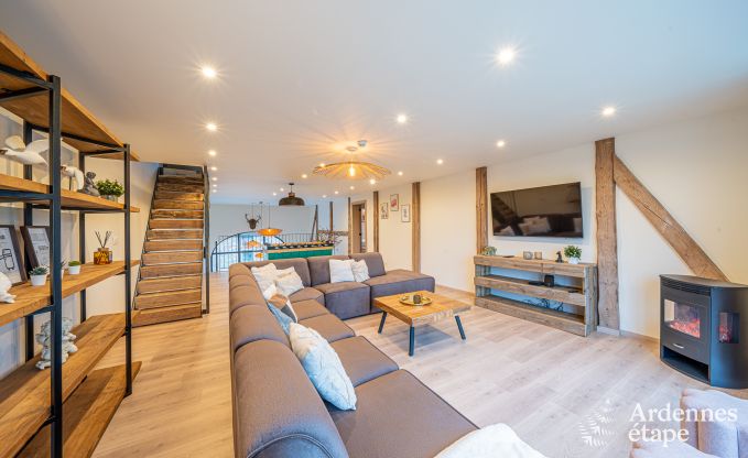 Ger�umiges Ferienhaus in Manhay f�r 15 Personen mit modernen Einrichtungen in den Ardennen