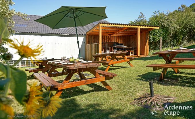 Ferienhaus Manhay 33 Pers. Ardennen Wellness