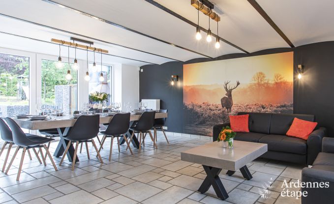 Ferienhaus Manhay 9 Pers. Ardennen Wellness