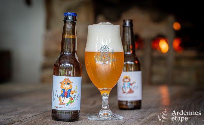 Charmantes Ferienhaus in Manhay fr 8 Personen, mit beheiztem Auenpool, privatem Teich und Fahrradgarage am Waldrand