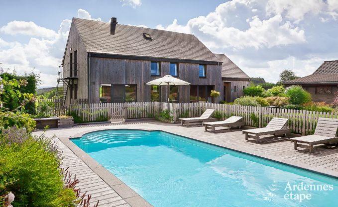 Luxusvilla Manhay 14 Pers. Ardennen Schwimmbad Wellness Behinderten gerecht