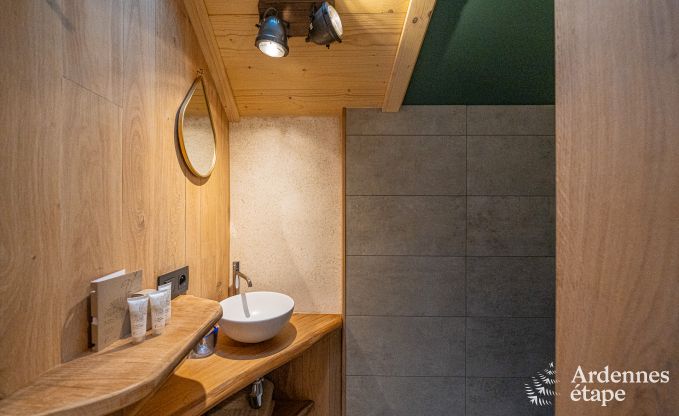 Originelles und gem�tliches Ferienhaus f�r 2 Personen in Manhay mit privater Terrasse und Holzpelletkamin