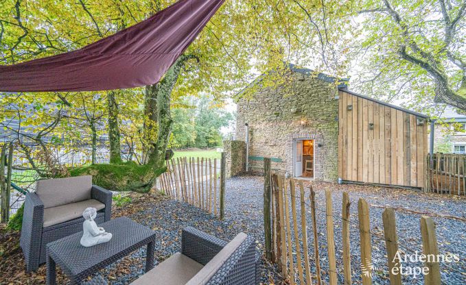 Originelles und gem�tliches Ferienhaus f�r 2 Personen in Manhay mit privater Terrasse und Holzpelletkamin