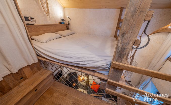 Originelles und gem�tliches Ferienhaus f�r 2 Personen in Manhay mit privater Terrasse und Holzpelletkamin