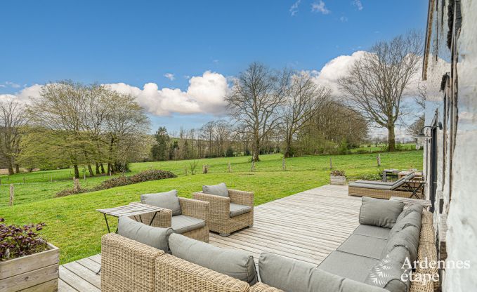 Charmantes und stilvolles Bauernhaus f�r 14 Personen und 2 Hunde in Manhay