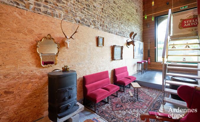 Ferienhaus in Manhay f�r 20 Personen mit 7 Schlafzimmern, eigenem Diskothek und Kino