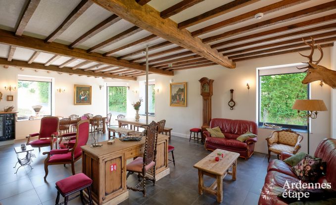 Ferienhaus in Manhay f�r 20 Personen mit 7 Schlafzimmern, eigenem Diskothek und Kino