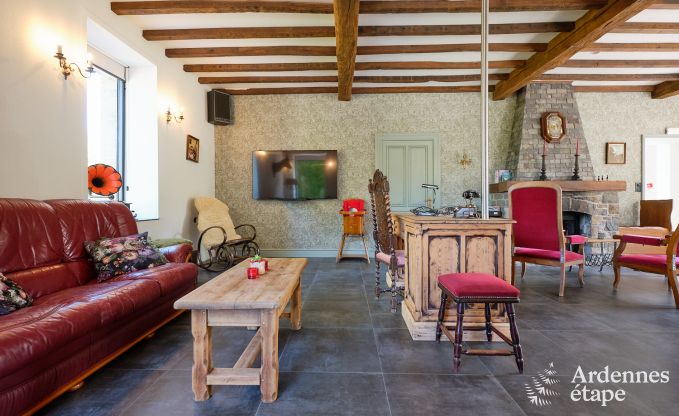 Ferienhaus in Manhay f�r 20 Personen mit 7 Schlafzimmern, eigenem Diskothek und Kino