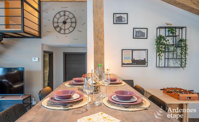 Familienfreundliches und modern eingerichtetes Ferienhaus Oster f�r 4 Personen mit Privatterrasse und Garten