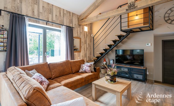 Familienfreundliches und modern eingerichtetes Ferienhaus Oster f�r 4 Personen mit Privatterrasse und Garten