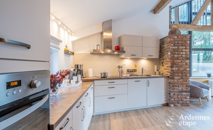 Familienfreundliches und modern eingerichtetes Ferienhaus Oster f�r 4 Personen mit Privatterrasse und Garten