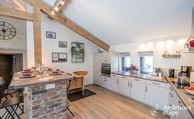 Familienfreundliches und modern eingerichtetes Ferienhaus Oster f�r 4 Personen mit Privatterrasse und Garten