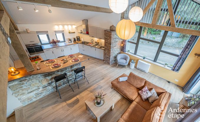 Familienfreundliches und modern eingerichtetes Ferienhaus Oster f�r 4 Personen mit Privatterrasse und Garten