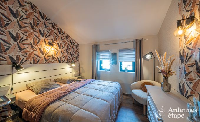 Familienfreundliches und modern eingerichtetes Ferienhaus Oster f�r 4 Personen mit Privatterrasse und Garten