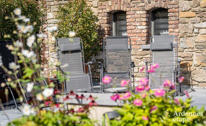 Familienfreundliches und modern eingerichtetes Ferienhaus Oster f�r 4 Personen mit Privatterrasse und Garten