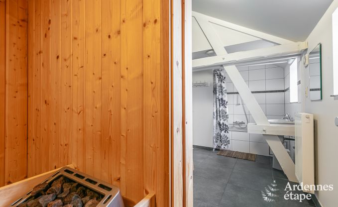 Ferienhaus mit Sauna und Spielen Manhay 20 Pers. Ardennen Wellness