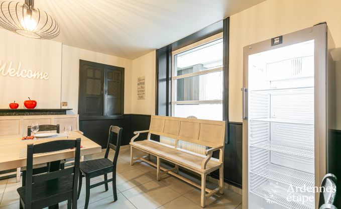 Ferienhaus mit Sauna und Spielen Manhay 20 Pers. Ardennen Wellness