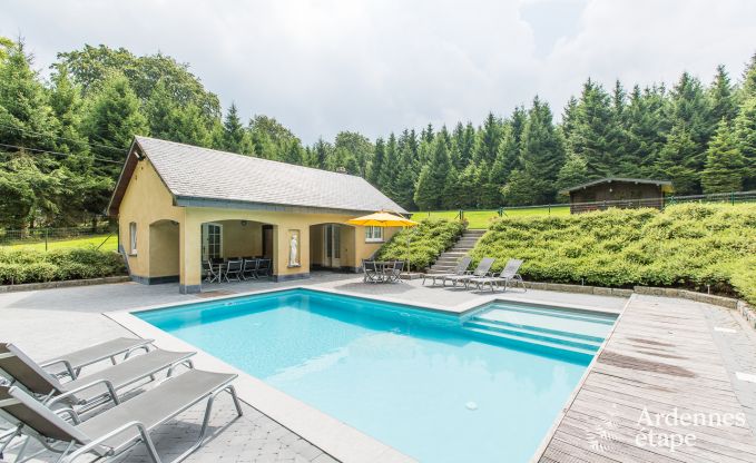 Luxusvilla 12 Pers. Manhay Ardennen Schwimmbad Wellness