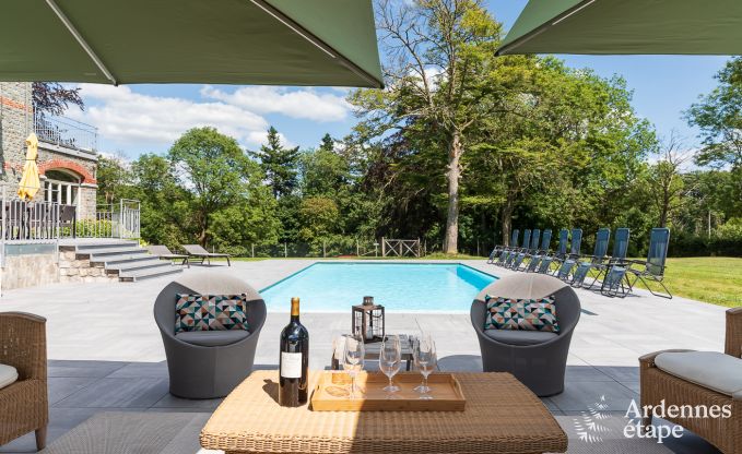 Schloss Marche-en-Famenne 15 Pers. Ardennen Schwimmbad Wellness