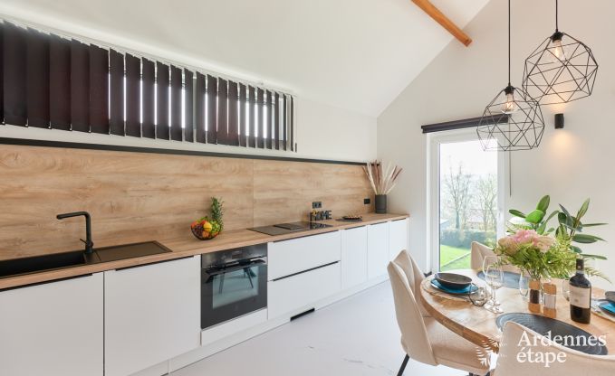 Romantisches Ferienhaus in Marchin f�r 2 Personen mit privatem Wellnessbereich und herrlichem Ausblick